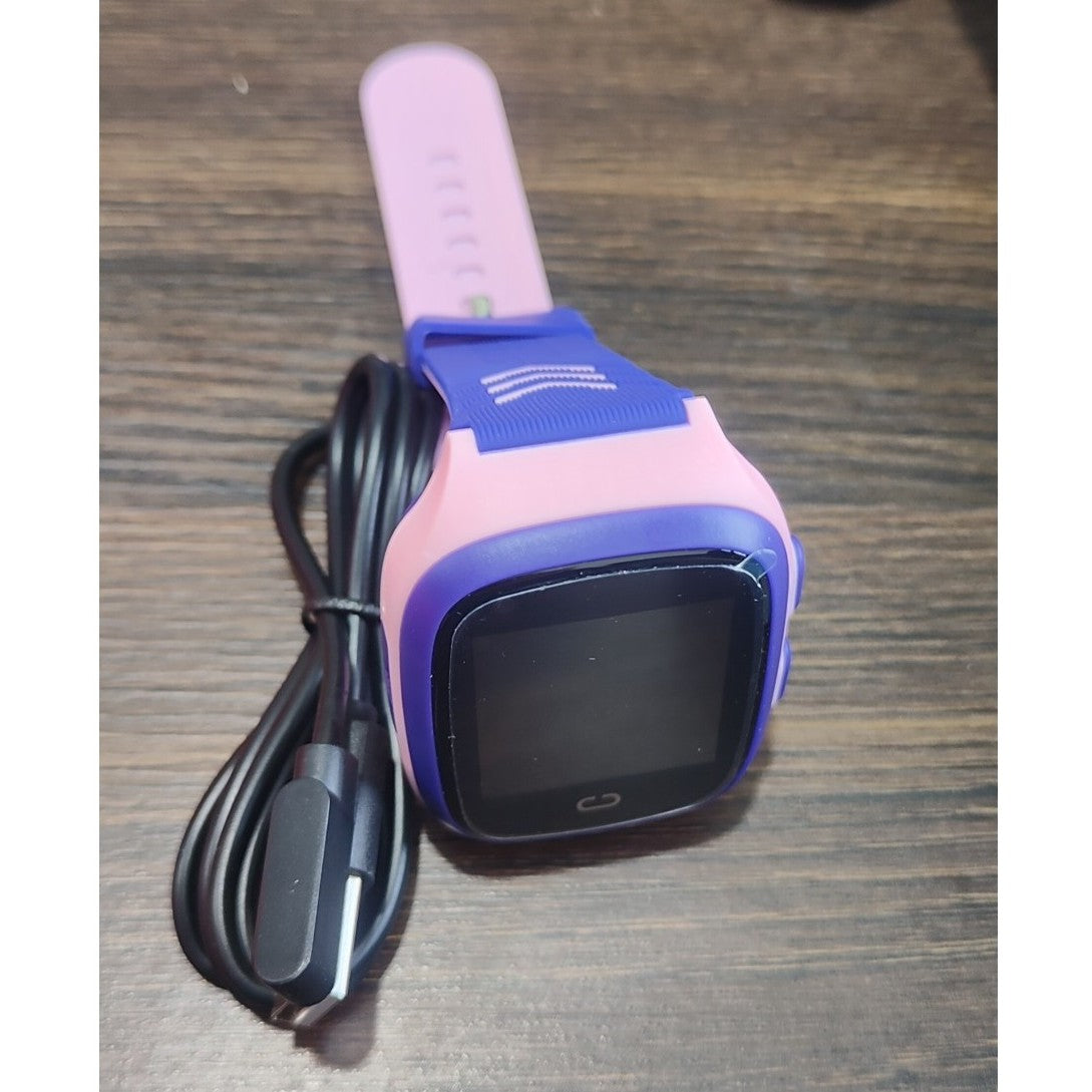 Ceas Smartwatch Smart, Pentru Copii, LT31E-4G cu Functie Telefon, Localizare GPS, Istoric Traseu, Apel de Monitorizare, Camera, Mov/Roz