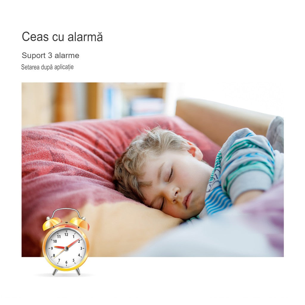 Ceas Smartwatch Smart, Pentru Copii, LT31E-4G cu Functie Telefon, Localizare GPS, Istoric Traseu, Apel de Monitorizare, Camera, Mov/Roz
