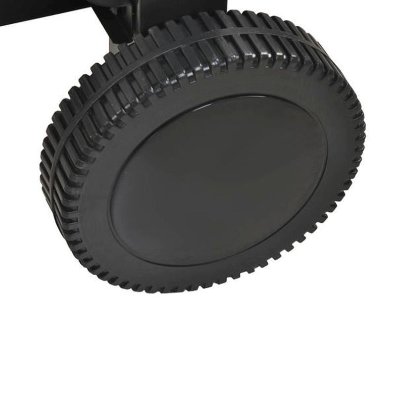 Gratar BBQ pe carbune, capac rabatabil cu termometru, roti transport, 115x46x106 cm, grill 61.5x46x51 cm