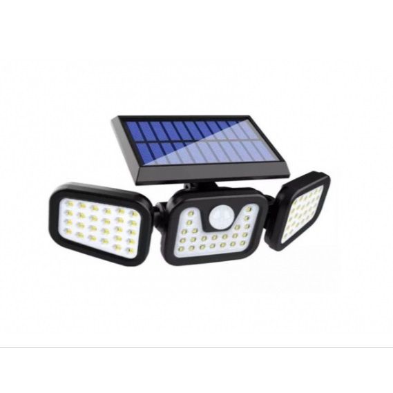 Lampa Solara LED, reglabila, model TRIO, cu senzor crepuscular si senzor de miscare