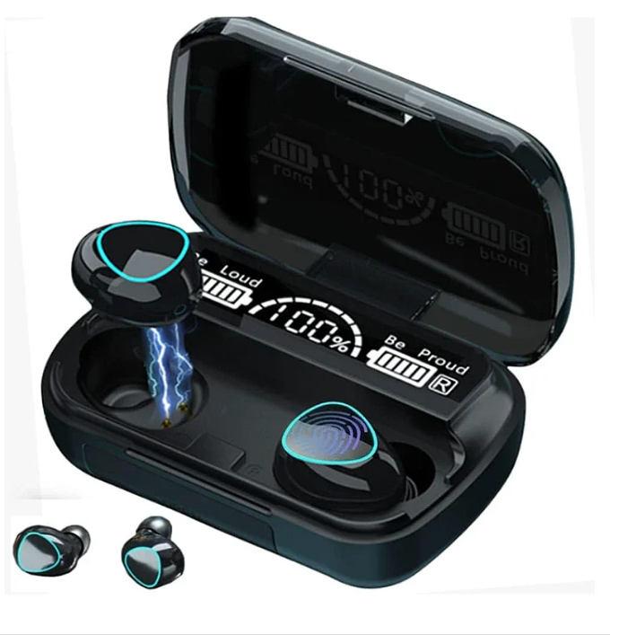 Căști Wireless TWS Bluetooth 5.3 cu Ecran LED și Sunet Premium