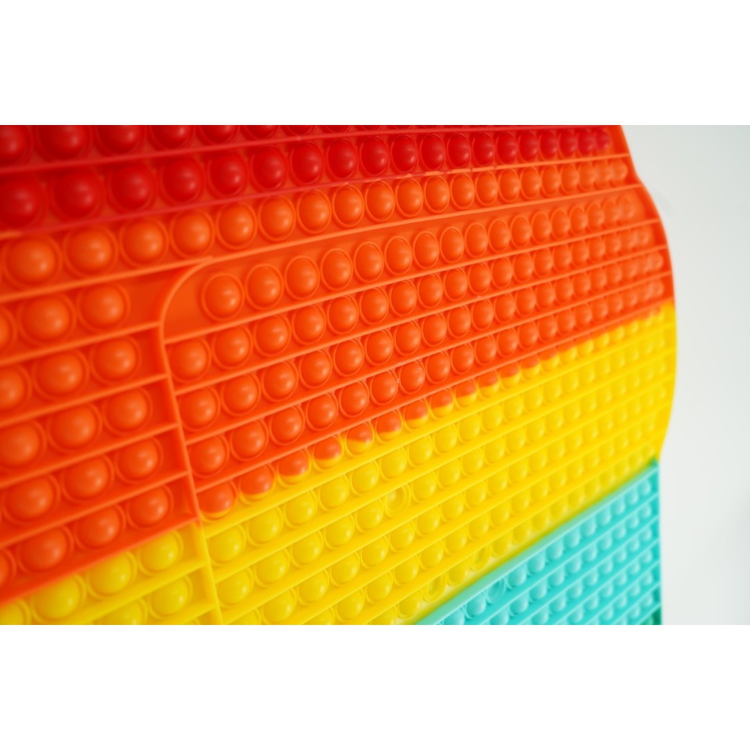 Jucarie antistres din silicon, Smart®, Pop It Now and Flip It, Among Us, 85 cm