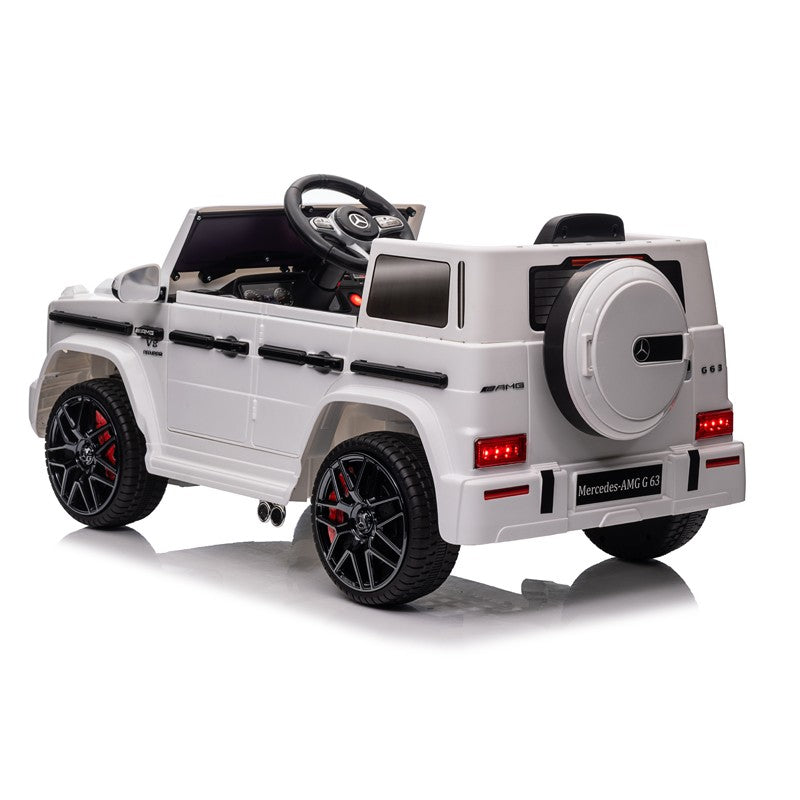 Masinuta electrica cu telecomanda, Mercedes Benz G63, MP3, USB/SD, 2x25W, roti spuma EVA, suspensii, 110x69x53 cm