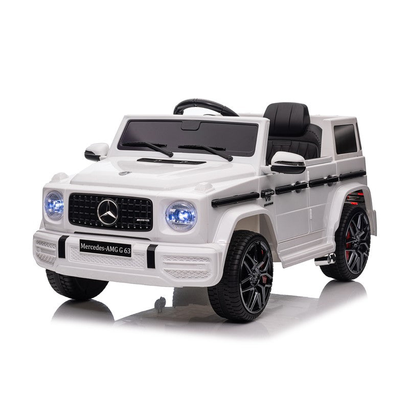Masinuta electrica cu telecomanda, Mercedes Benz G63, MP3, USB/SD, 2x25W, roti spuma EVA, suspensii, 110x69x53 cm