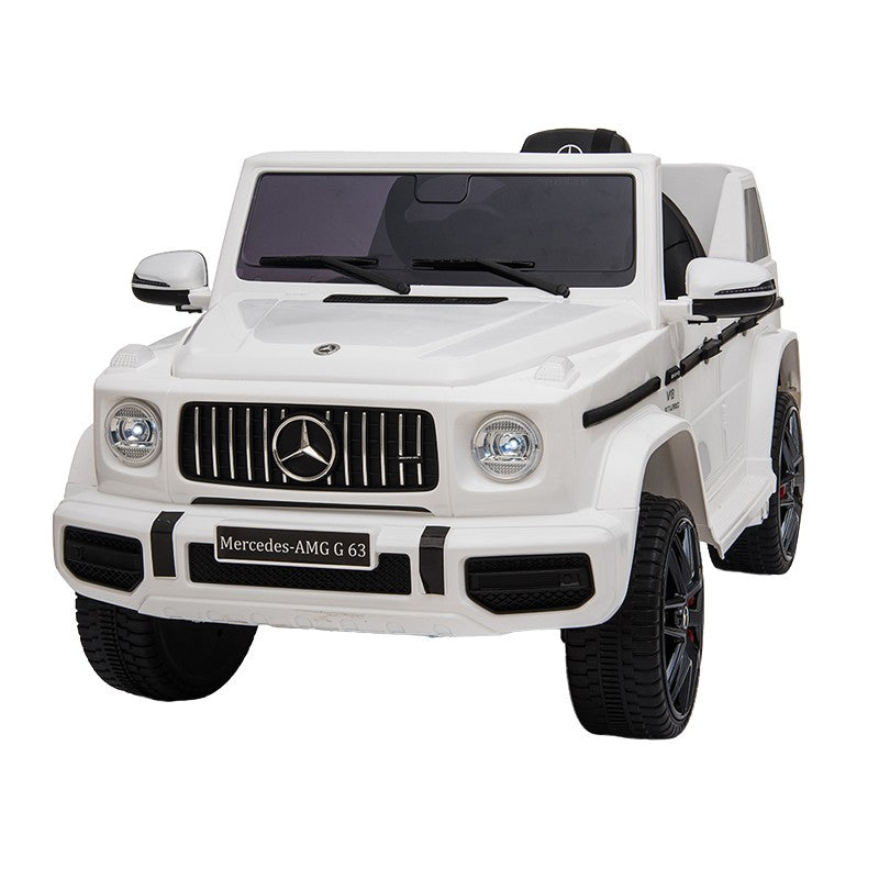 Masinuta electrica cu telecomanda, Mercedes Benz G63, MP3, USB/SD, 2x25W, roti spuma EVA, suspensii, 110x69x53 cm