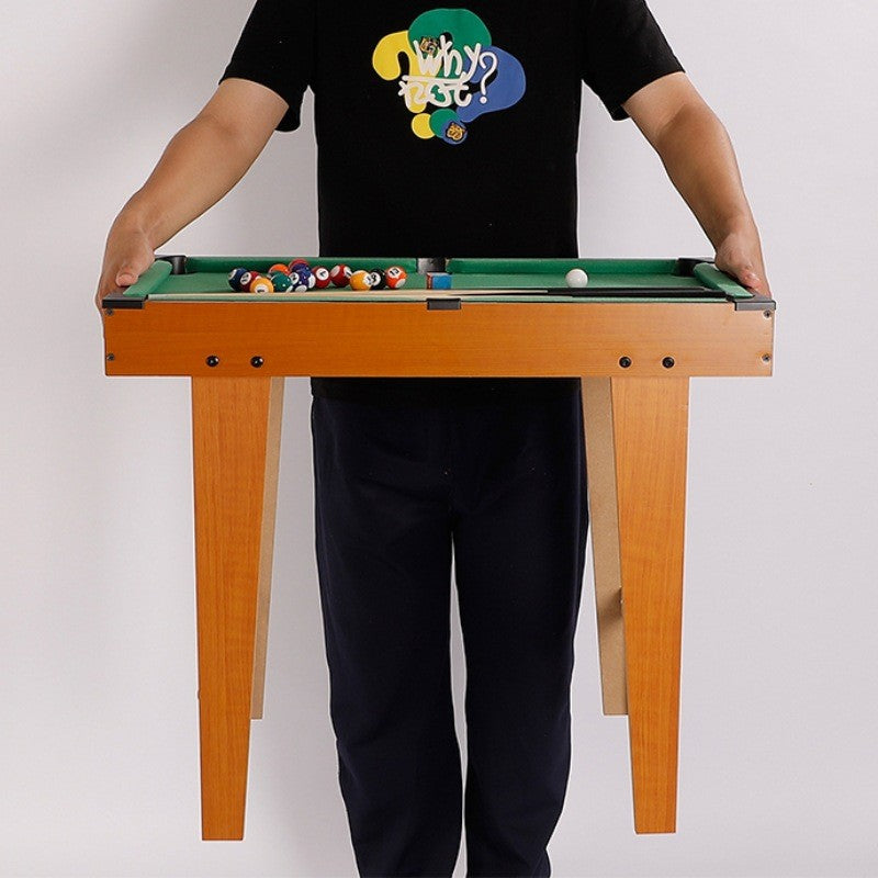 Mini Masa de Biliard pentru Copii, Smart, Durabil, Usor de Transportat, 2 Tacuri, 16 Bile, 120x61x77.5 cm