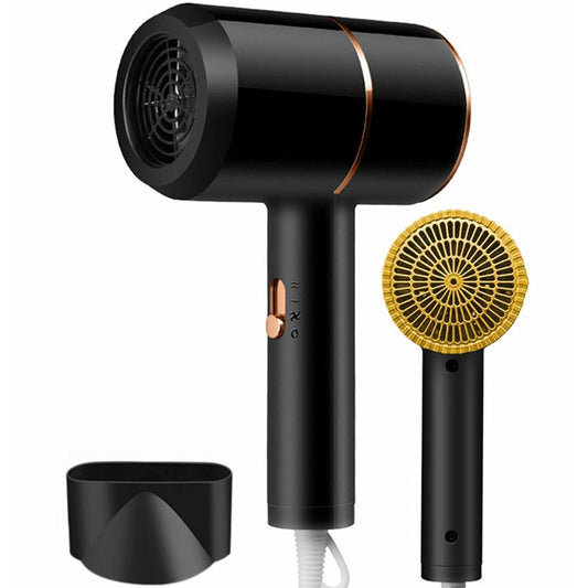 Uscator de par pentru casa sau calatorii, alimentare 220V, culoare Neagra
