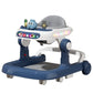 Premergator Multifunctional cu Roti Smart, Model Iepuras, Inaltime Ajustabila, Tavita, Muzica, Lumini, 66x59x41 cm, Albastru