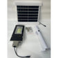 Lampa solara stradala Smart, IP65, senzor de lumina, 100 LED-uri SMD, 7200 lm, panou 12W, putere 80W, autonomie 12-16 ore, telecomanda, montare prin fixare, pentru strada sau gradina, finisaj lucios, material ABS, 38.6 x 13.3 x 6.5 cm, alb rece