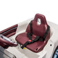 Masinuta electrica BMW I4, 2X25W, Bluetooth, MP3, lumini LED fata-spate, suspensii, roti spuma EVA, scaun maro