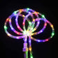 Instalatie Craciun, 100 m, 2400 Led-uri, Furtun Luminos, Multicolor, Transformator, Sectionabila, 220 V, Smart