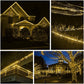 Instalatie Craciun, 30 m, 720 Led-uri, Furtun Luminos, Alb cald, Transformator, Sectionabila, 220 V, Smart