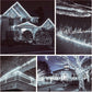Instalatie Craciun, 50 m, 1200 Led-uri, Furtun Luminos, Alb rece, Transformator, Sectionabila, 220 V, Smart