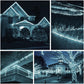 Instalatie Craciun, 50 m, 1200 Led-uri, Furtun Luminos, Alb rece, Transformator, Sectionabila, 220 V, Smart