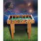 Masa de fotbal cu teren si 18 jucatori Smart, cu tablou pentru scor, din metal, lemn si ABS, cu Picioare, 69 x 34 x 65 cm, pentru copii si adulti