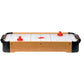 Masa Air Hockey Graffiti fara Picioare, Smart, Lemn, 2 Pucuri, Tabela Scor, 2 Impingatoare, 76x38x9 cm, Maro